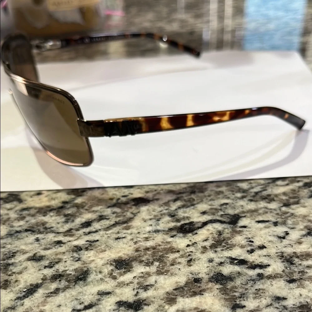 A/X Armani Exchange Brown Shield Sunglasses